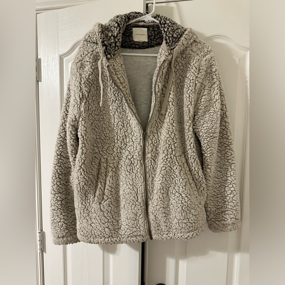Thread & supply fleece jacket